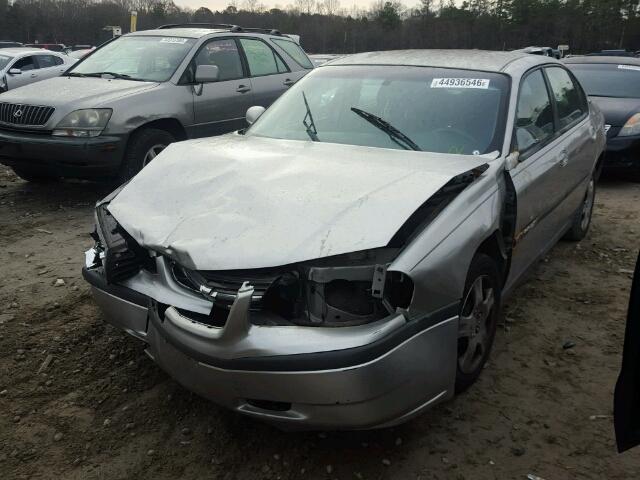 2G1WF55E659159511 - 2005 CHEVROLET IMPALA SILVER photo 2