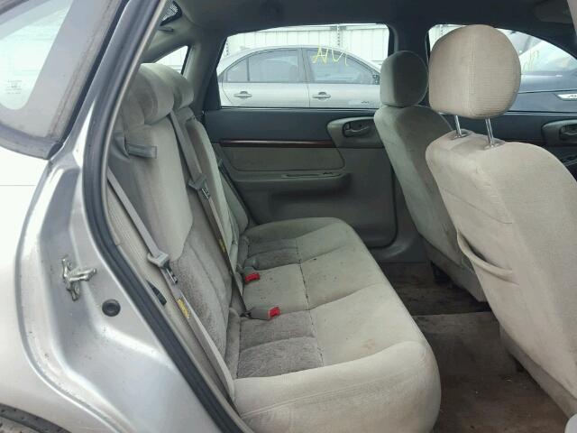 2G1WF55E659159511 - 2005 CHEVROLET IMPALA SILVER photo 6
