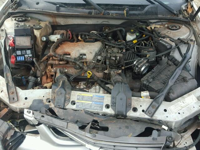 2G1WF55E659159511 - 2005 CHEVROLET IMPALA SILVER photo 7