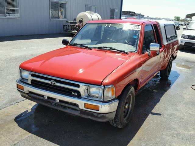 JT4VN93D2S5044033 - 1995 TOYOTA PICKUP 1/2 RED photo 2