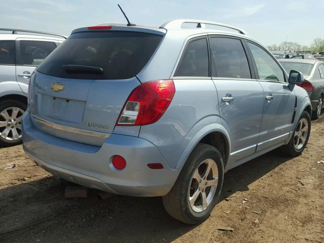 3GNAL3EK3DS624257 - 2013 CHEVROLET CAPTIVA LT BLUE photo 4