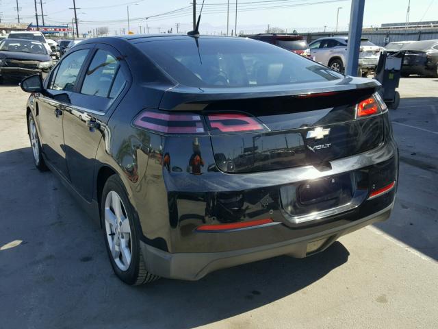 1G1RH6E40EU158622 - 2014 CHEVROLET VOLT BLACK photo 3