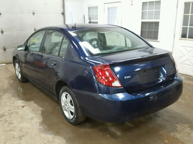 1G8AZ55F57Z181035 - 2007 SATURN ION LEVEL BLUE photo 3