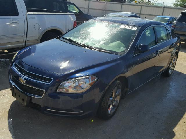 1G1ZC5EB5AF107509 - 2010 CHEVROLET MALIBU 1LT 蓝色 照片 2