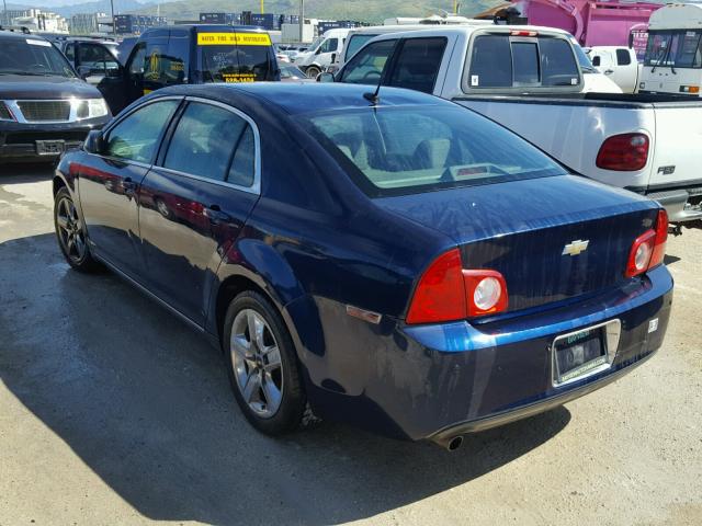 1G1ZC5EB5AF107509 - 2010 CHEVROLET MALIBU 1LT 蓝色 照片 3
