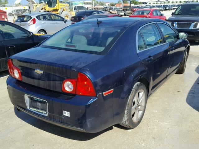 1G1ZC5EB5AF107509 - 2010 CHEVROLET MALIBU 1LT 蓝色 照片 4