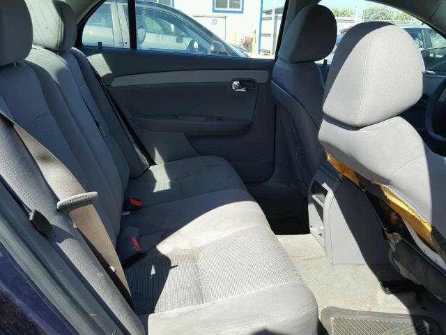 1G1ZC5EB5AF107509 - 2010 CHEVROLET MALIBU 1LT 蓝色 照片 6