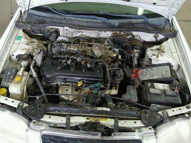 3N1CB51D52L597015 - 2002 NISSAN SENTRA XE WHITE photo 7