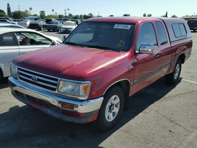 JT4TN14D4T0019284 - 1996 TOYOTA T100 XTRAC BURGUNDY photo 2