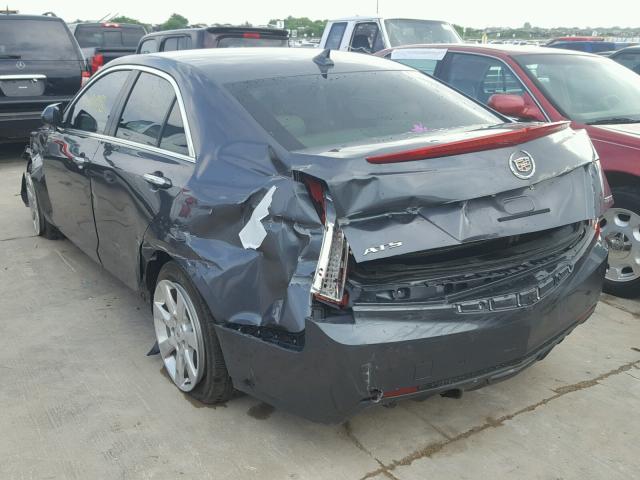 1G6AB5SX1D0125944 - 2013 CADILLAC ATS LUXURY GRAY photo 3