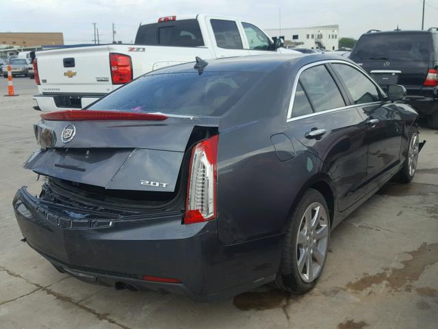 1G6AB5SX1D0125944 - 2013 CADILLAC ATS LUXURY GRAY photo 4