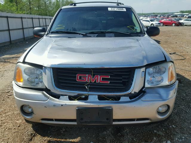 1GKDT13S852355395 - 2005 GMC ENVOY SILVER photo 9