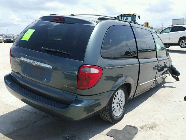 2C4GP54L24R593996 - 2004 CHRYSLER TOWN & COU GREEN photo 4