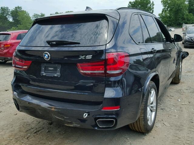 5UXKR0C55G0U08900 - 2016 BMW X5 XDRIVE3 BLUE photo 4