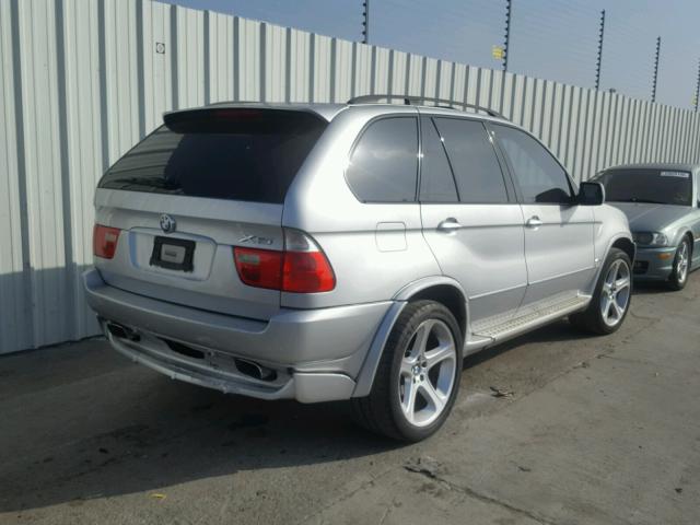 5UXFB93552LN79194 - 2002 BMW X5 4.6IS SILVER photo 4