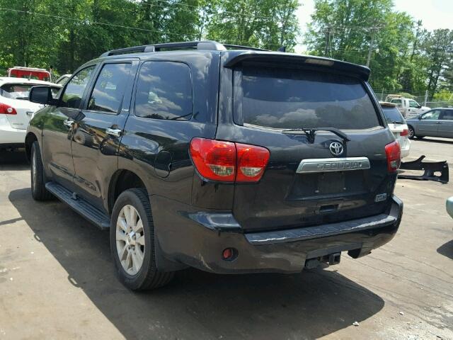 5TDYY5G10DS048513 - 2013 TOYOTA SEQUOIA PL BLACK photo 3