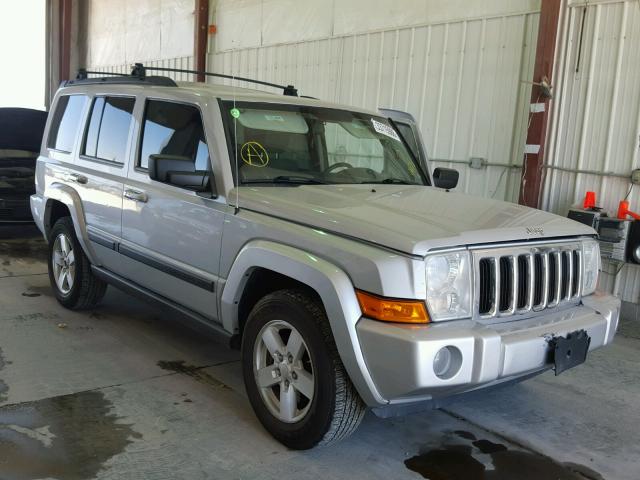 1J8HG48P87C529477 - 2007 JEEP COMMANDER SILVER photo 1