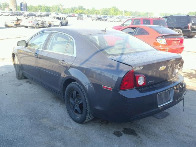 1G1ZB5EBXA4156848 - 2010 CHEVROLET MALIBU LS 灰色 照片 3