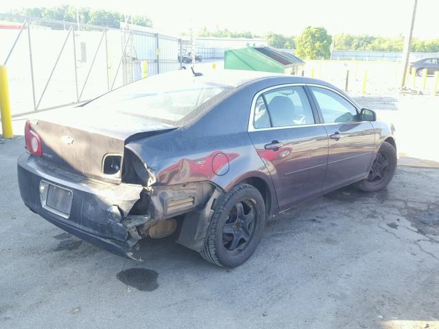 1G1ZB5EBXA4156848 - 2010 CHEVROLET MALIBU LS 灰色 照片 4