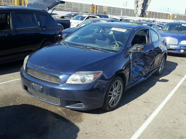 JTKDE177560068078 - 2006 TOYOTA SCION TC BLUE photo 2