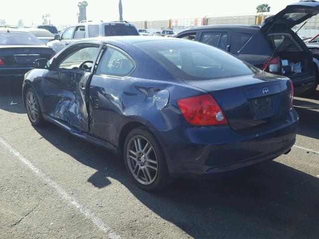 JTKDE177560068078 - 2006 TOYOTA SCION TC 蓝色 照片 3
