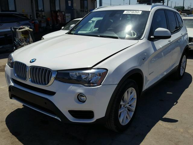 5UXWZ7C33H0V94771 - 2017 BMW X3 SDRIVE2 WHITE photo 2