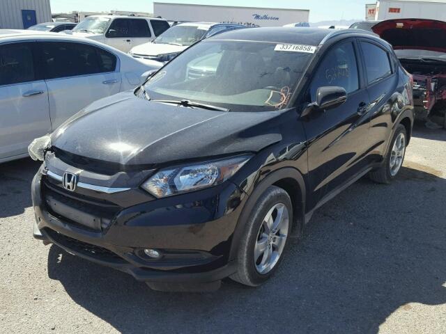 3CZRU5H75GM701273 - 2016 HONDA HR-V EXL BLACK photo 2