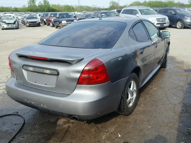 2G2WP552681105868 - 2008 PONTIAC GRAND PRIX GRAY photo 4