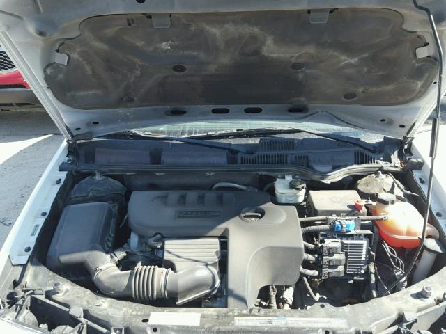 1G8AJ55F07Z161413 - 2007 SATURN ION LEVEL WHITE photo 7