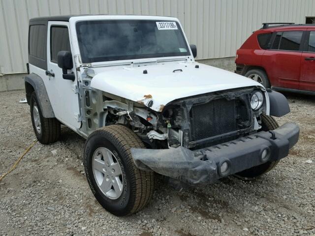 1C4AJWAG7FL634543 - 2015 JEEP WRANGLER S WHITE photo 1