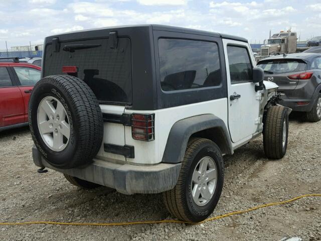 1C4AJWAG7FL634543 - 2015 JEEP WRANGLER S WHITE photo 4