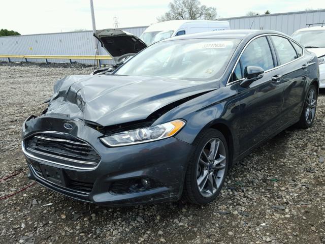 3FA6P0K99FR119620 - 2015 FORD FUSION TIT GRAY photo 2