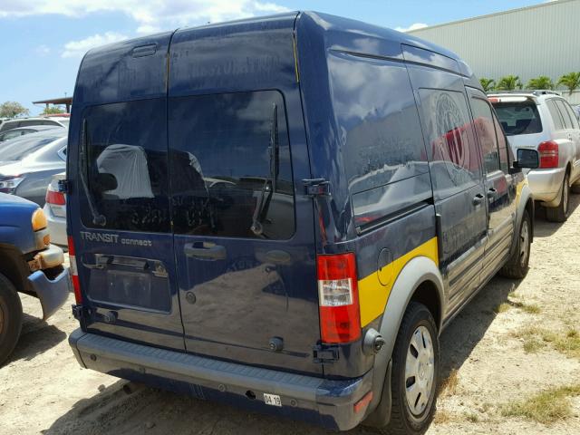 NM0LS7DN4BT070122 - 2011 FORD TRANSIT CO BLUE photo 4