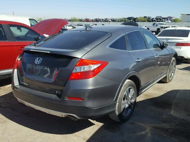 5J6TF1H36EL001086 - 2014 HONDA CROSSTOUR CHARCOAL photo 4