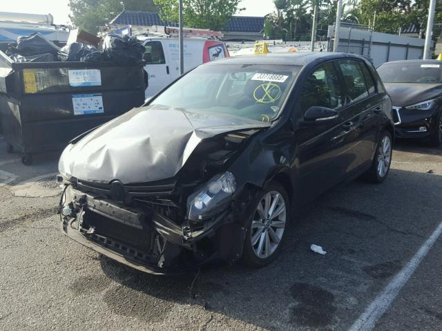 WVWDM7AJ9DW033006 - 2013 VOLKSWAGEN GOLF BLACK photo 2