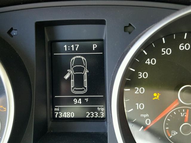 WVWDM7AJ9DW033006 - 2013 VOLKSWAGEN GOLF BLACK photo 8