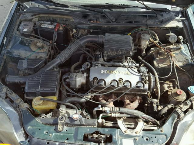 2HGEJ6615XH531658 - 1999 HONDA CIVIC BASE GREEN photo 7