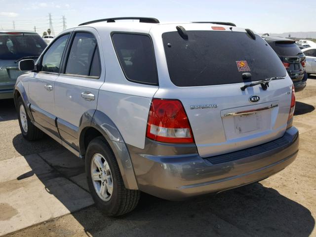 KNDJD733665570720 - 2006 KIA SORENTO EX BLUE photo 3