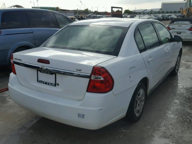 1G1ZS51F86F279679 - 2006 CHEVROLET MALIBU LS 白色 照片 4