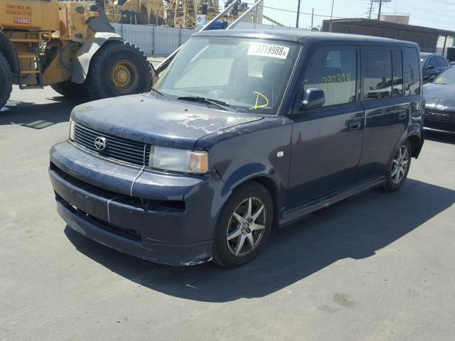 JTLKT324564039030 - 2006 TOYOTA SCION XB BLUE photo 2