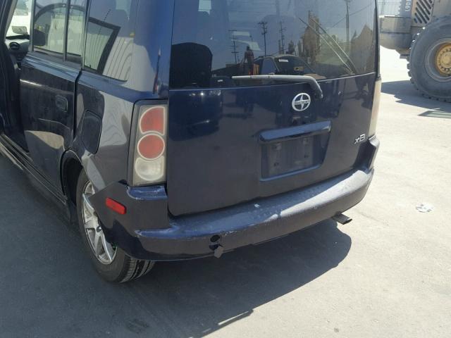 JTLKT324564039030 - 2006 TOYOTA SCION XB BLUE photo 9