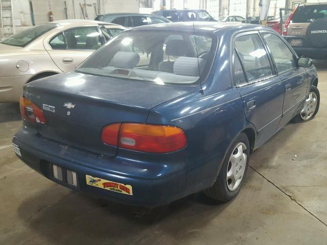 1Y1SK5285YZ402067 - 2000 CHEVROLET GEO PRIZM 蓝色 照片 4