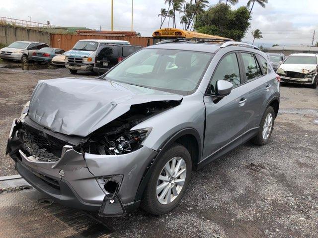 JM3KE2BE0E0378221 - 2014 MAZDA CX-5 SPORT SILVER photo 2