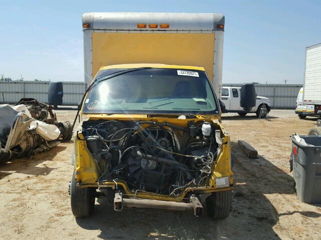 1GDJG31K581905241 - 2008 GMC SAVANA CUT YELLOW photo 9