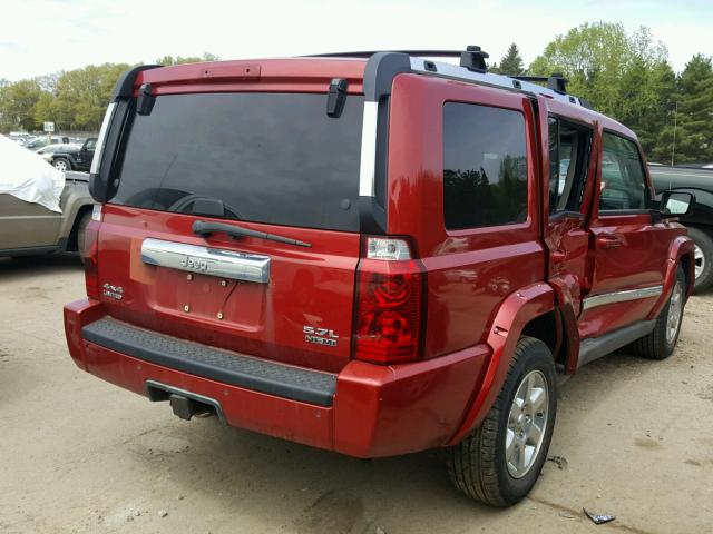 1J8HG58266C167027 - 2006 JEEP COMMANDER 红色 照片 4