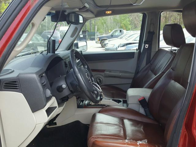 1J8HG58266C167027 - 2006 JEEP COMMANDER 红色 照片 5