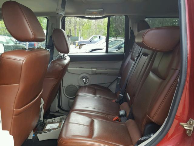 1J8HG58266C167027 - 2006 JEEP COMMANDER 红色 照片 6