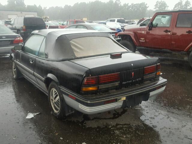 1G2JB34T8M7616700 - 1991 PONTIAC SUNBIRD LE BLACK photo 3