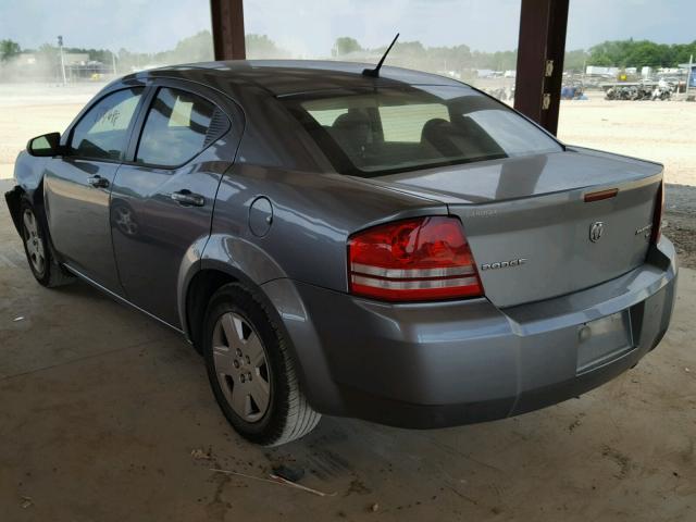 1B3CC4FB8AN228905 - 2010 DODGE AVENGER SX GRAY photo 3