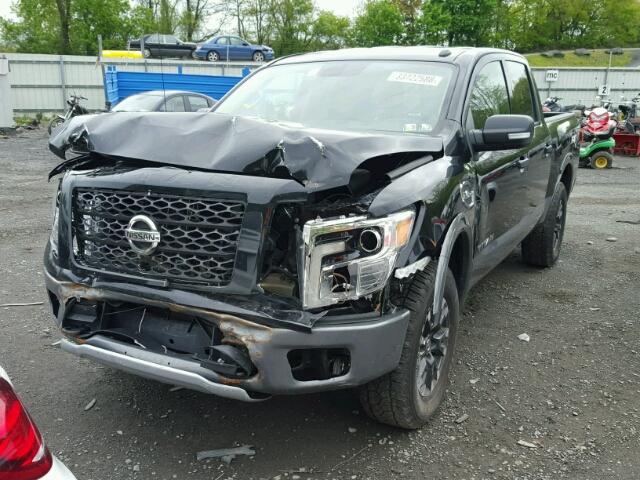 1N6AA1E59HN533925 - 2017 NISSAN TITAN SV BLUE photo 2